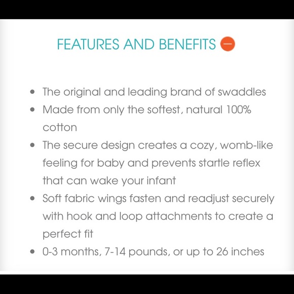 Velcro infant swaddle!!! - Picture 7 of 7